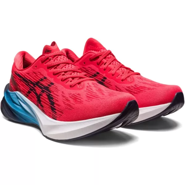 imageASICS Mens NOVABLAST 3 Running ShoesElectric RedMidnight