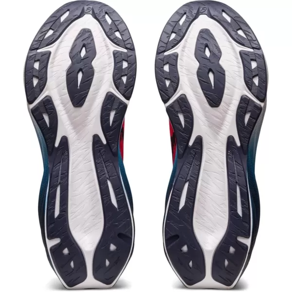 imageASICS Mens NOVABLAST 3 Running ShoesElectric RedMidnight
