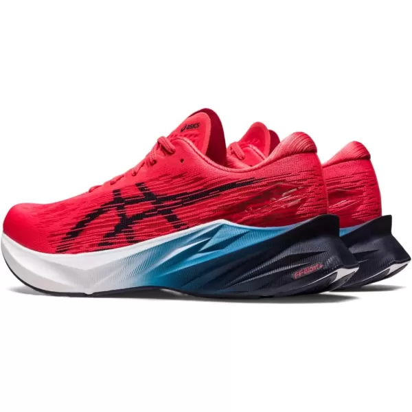 imageASICS Mens NOVABLAST 3 Running ShoesElectric RedMidnight