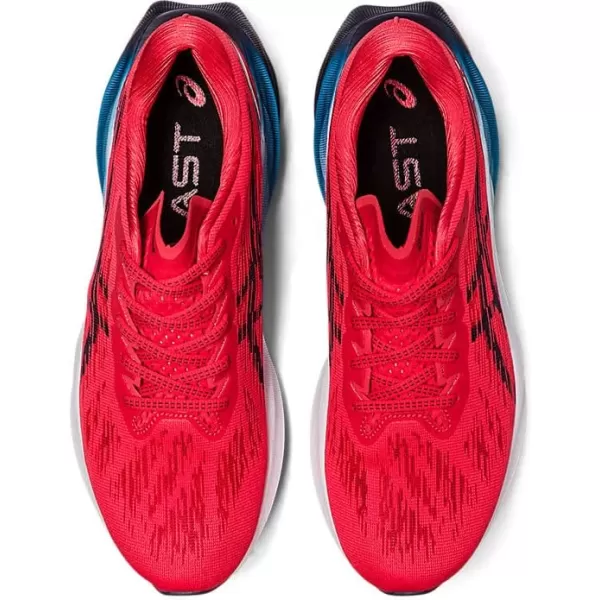 imageASICS Mens NOVABLAST 3 Running ShoesElectric RedMidnight