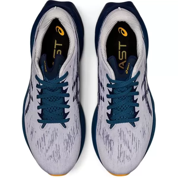 imageASICS Mens NOVABLAST 3 Running ShoesWhiteDeep Ocean