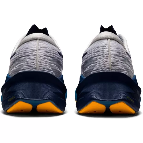 imageASICS Mens NOVABLAST 3 Running ShoesWhiteDeep Ocean