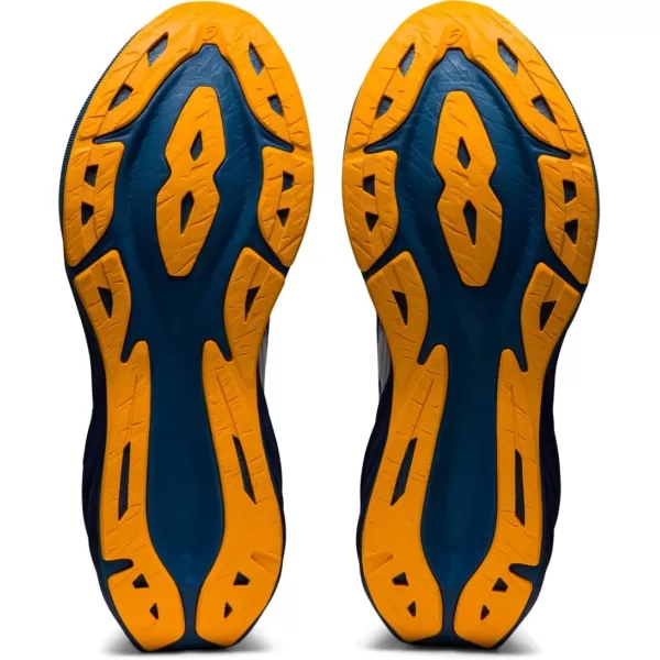 imageASICS Mens NOVABLAST 3 Running ShoesWhiteDeep Ocean