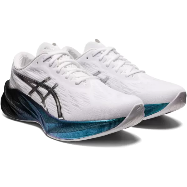 imageASICS Mens NOVABLAST 3 Running ShoesWhitePure Silver