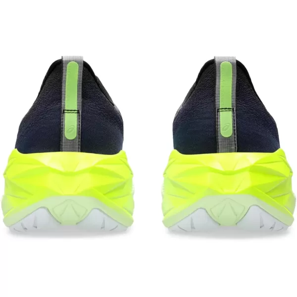 imageASICS Mens NOVABLAST 4 Running ShoeBlackBlue Expanse