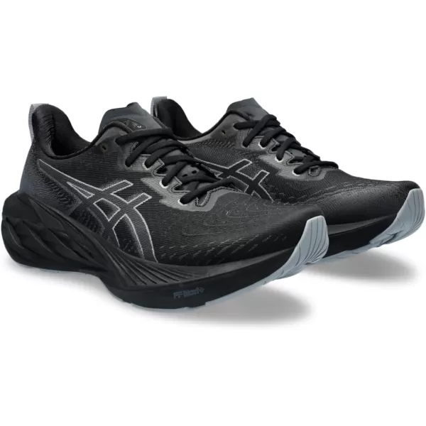 imageASICS Mens NOVABLAST 4 Running ShoeBlackGraphite Grey