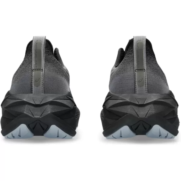 imageASICS Mens NOVABLAST 4 Running ShoeBlackGraphite Grey