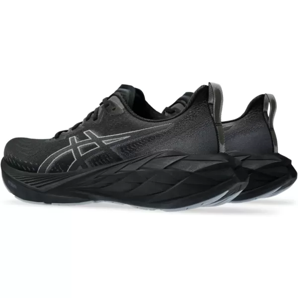 imageASICS Mens NOVABLAST 4 Running ShoeBlackGraphite Grey