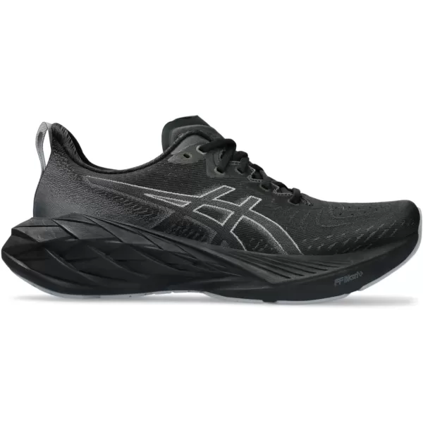 imageASICS Mens NOVABLAST 4 Running ShoeBlackGraphite Grey