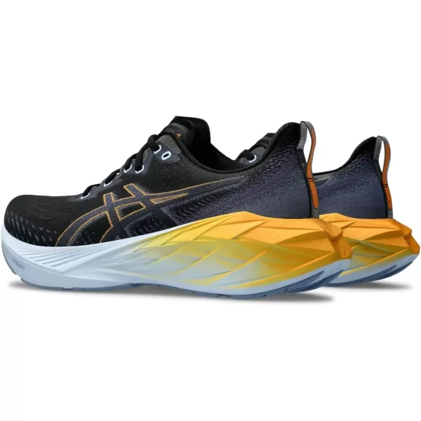 imageASICS Mens NOVABLAST 4 Running ShoeBlackThunder Blue