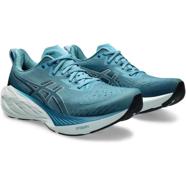 imageASICS Mens NOVABLAST 4 Running ShoeBlue TealEvening Teal