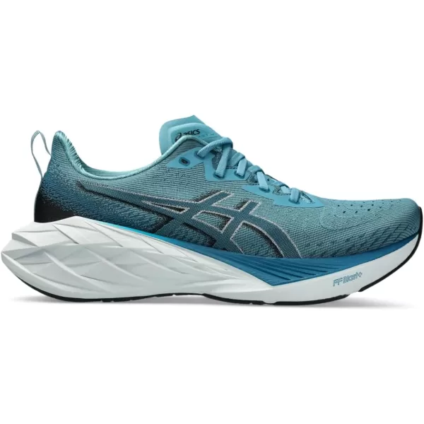 imageASICS Mens NOVABLAST 4 Running ShoeBlue TealEvening Teal
