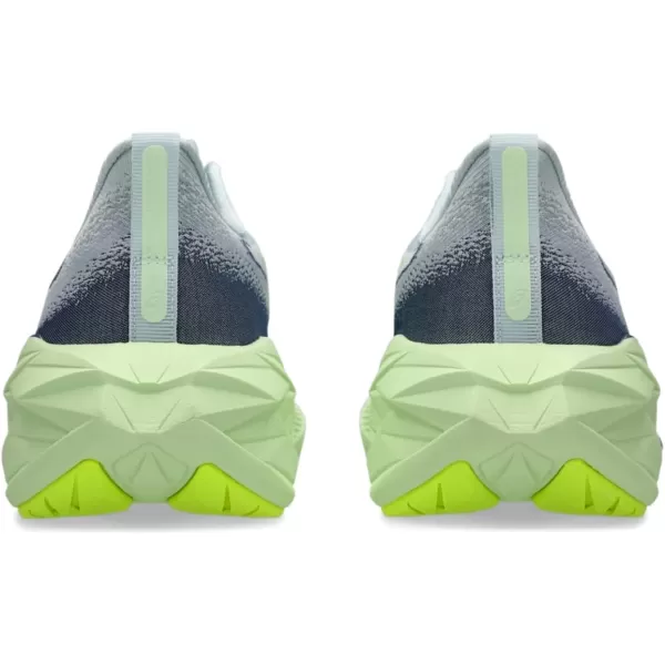 imageASICS Mens NOVABLAST 4 Running ShoeCool GreyBlue Expanse