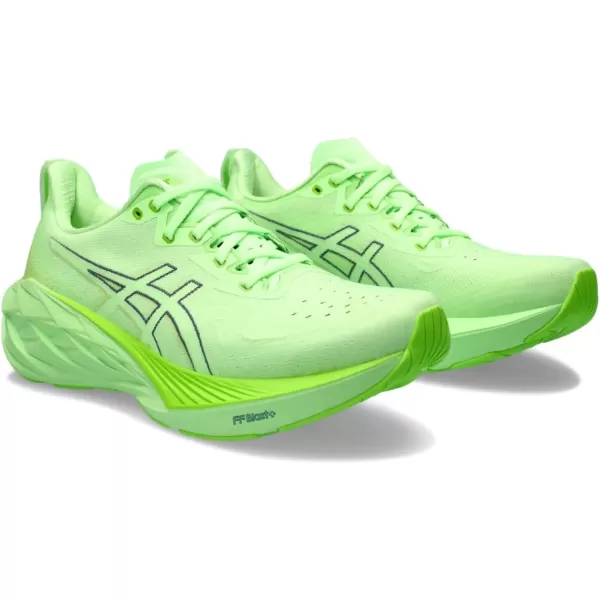 imageASICS Mens NOVABLAST 4 Running ShoeIlluminate GreenLime Burst