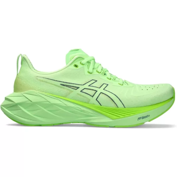 imageASICS Mens NOVABLAST 4 Running ShoeIlluminate GreenLime Burst