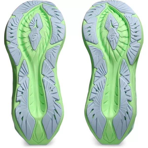 imageASICS Mens NOVABLAST 4 Running ShoeSteel GreyElectric Lime