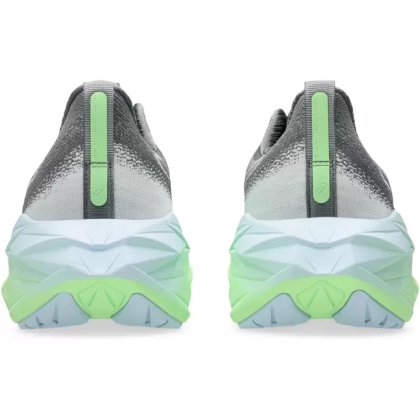 imageASICS Mens NOVABLAST 4 Running ShoeSteel GreyElectric Lime