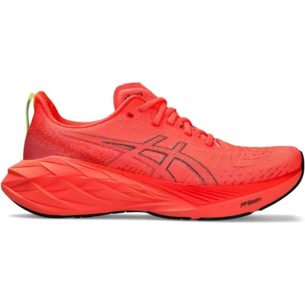 imageASICS Mens NOVABLAST 4 Running ShoeSunrise RedTrue Red