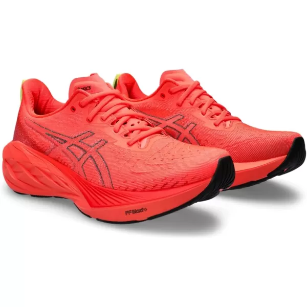 imageASICS Mens NOVABLAST 4 Running ShoeSunrise RedTrue Red