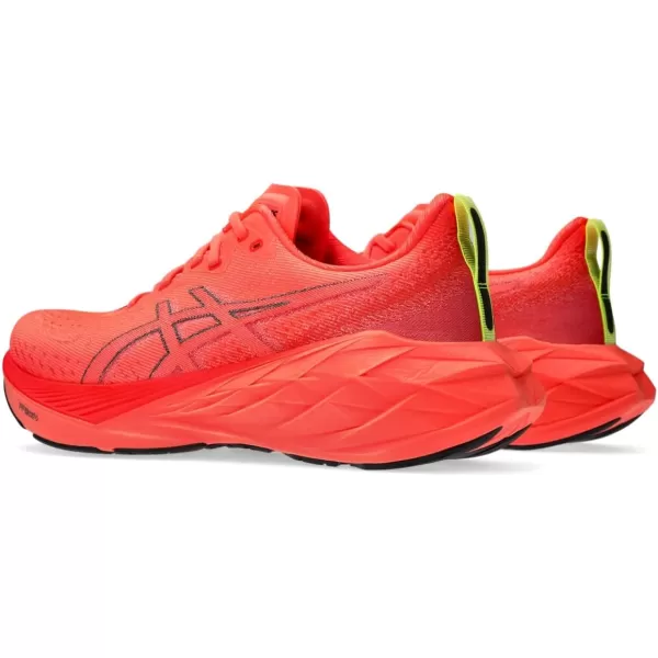 imageASICS Mens NOVABLAST 4 Running ShoeSunrise RedTrue Red
