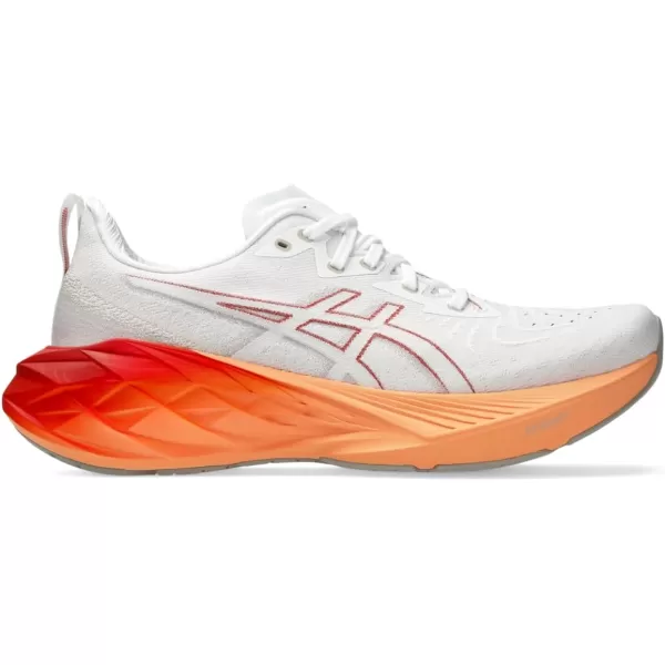 imageASICS Mens NOVABLAST 4 Running ShoeWhiteMoonrock