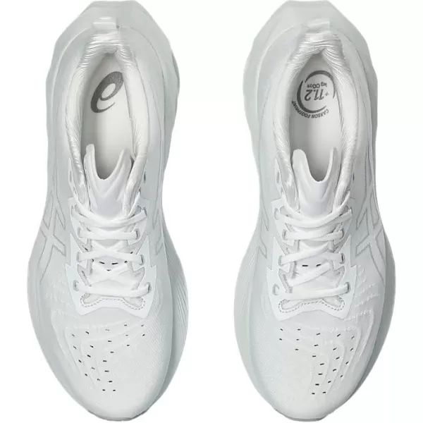 imageASICS Mens NOVABLAST 4 Running ShoeWhitePale Mint