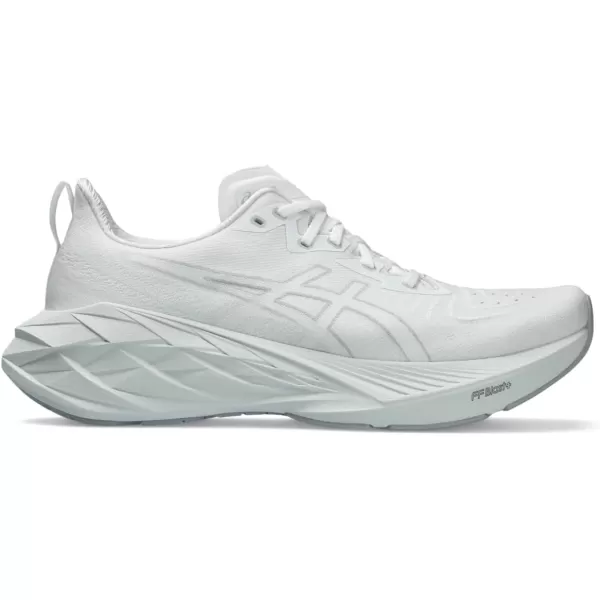 imageASICS Mens NOVABLAST 4 Running ShoeWhitePale Mint
