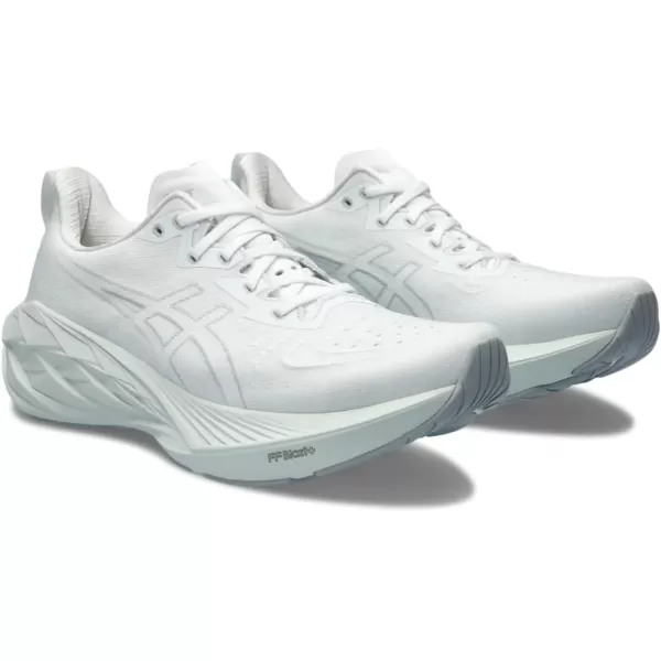 imageASICS Mens NOVABLAST 4 Running ShoeWhitePale Mint