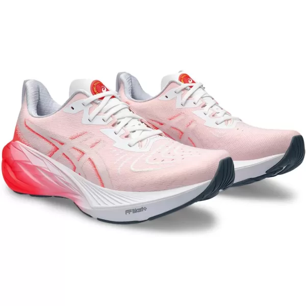 imageASICS Mens NOVABLAST 4 Running ShoeWhiteSunrise Red