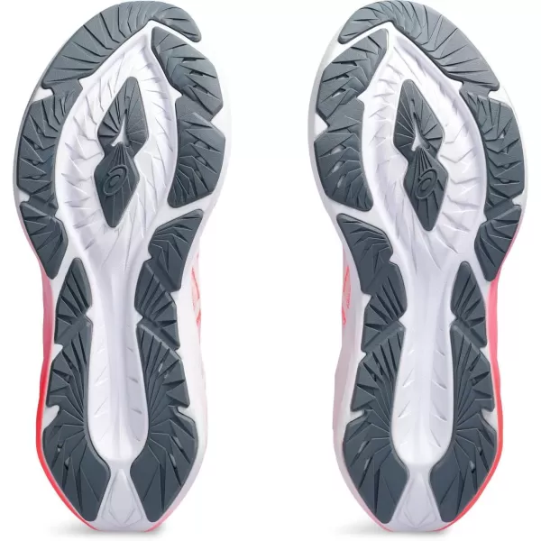 imageASICS Mens NOVABLAST 4 Running ShoeWhiteSunrise Red
