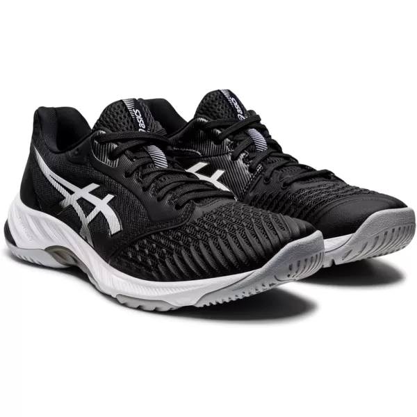 imageASICS Mens Netburner Ballistic FlyteFoam 3 Volleyball ShoesBlackWhite