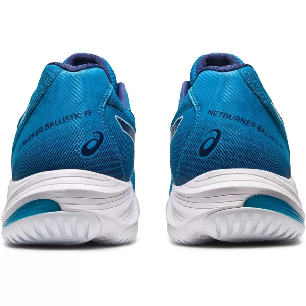 imageASICS Mens Netburner Ballistic FlyteFoam 3 Volleyball ShoesIsland BlueIndigo Blue