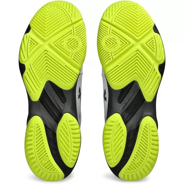imageASICS Mens Netburner Ballistic FlyteFoam Mid Top 3 Volleyball ShoeWhiteGunmetal