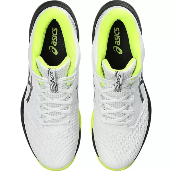 imageASICS Mens Netburner Ballistic FlyteFoam Mid Top 3 Volleyball ShoeWhiteGunmetal