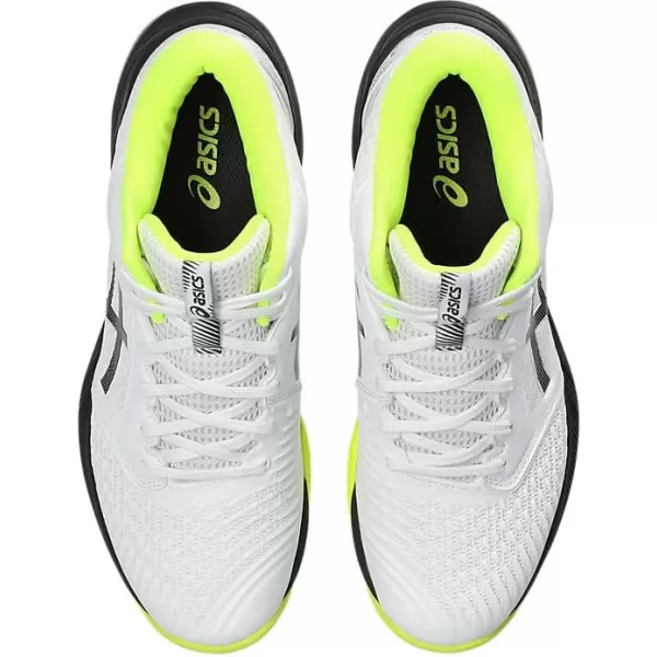 imageASICS Mens Netburner Ballistic FlyteFoam Mid Top 3 Volleyball ShoesWhiteGunmetal