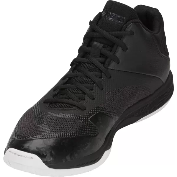 imageASICS Mens Netburner Ballistic FlyteFoam Mid Top Volleyball ShoesBlackBlack