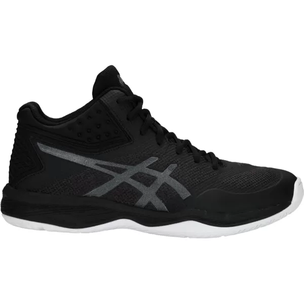imageASICS Mens Netburner Ballistic FlyteFoam Mid Top Volleyball ShoesBlackBlack