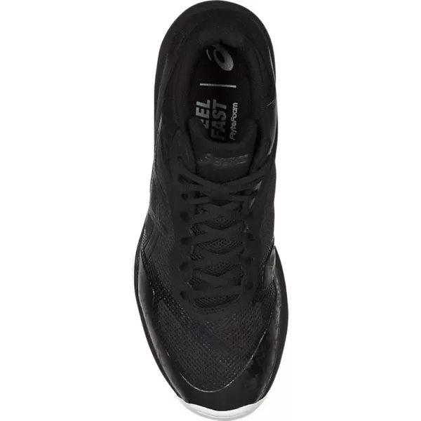 imageASICS Mens Netburner Ballistic FlyteFoam Mid Top Volleyball ShoesBlackBlack
