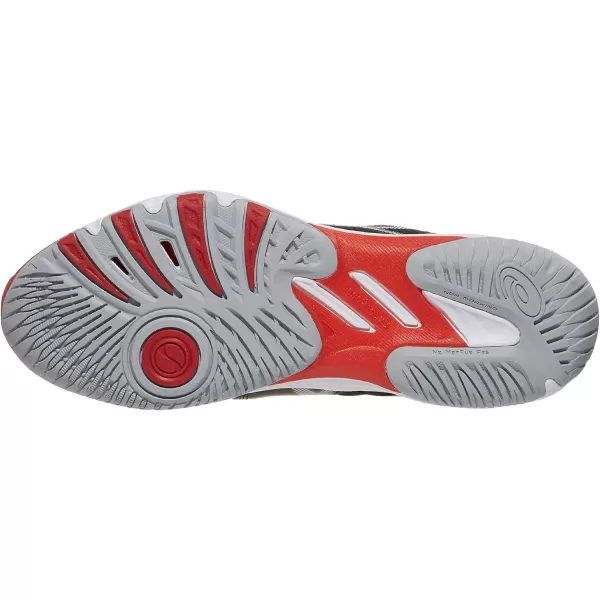imageASICS Mens Netburner Ballistic FlyteFoam Mid Top Volleyball ShoesBlackCarrier Grey