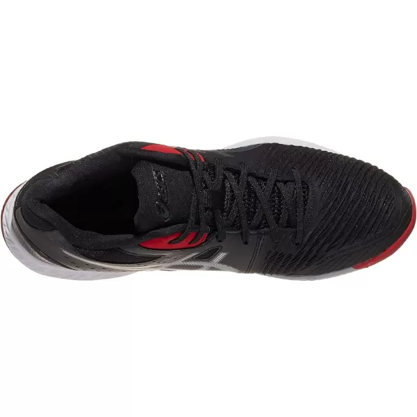 imageASICS Mens Netburner Ballistic FlyteFoam Mid Top Volleyball ShoesBlackCarrier Grey
