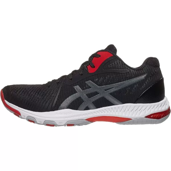 imageASICS Mens Netburner Ballistic FlyteFoam Mid Top Volleyball ShoesBlackCarrier Grey