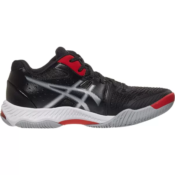 imageASICS Mens Netburner Ballistic FlyteFoam Mid Top Volleyball ShoesBlackCarrier Grey