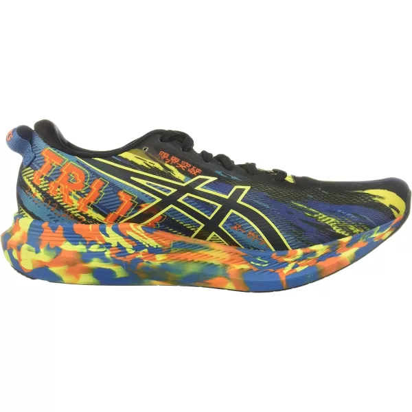 imageASICS Mens Noosa Tri 13 Running ShoesBlackSour Yuzu