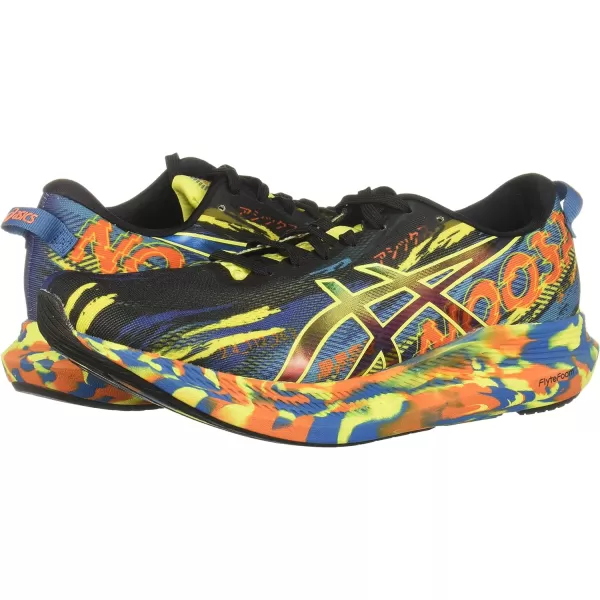 imageASICS Mens Noosa Tri 13 Running ShoesBlackSour Yuzu