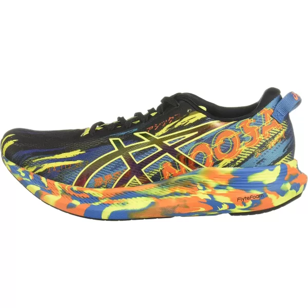 imageASICS Mens Noosa Tri 13 Running ShoesBlackSour Yuzu