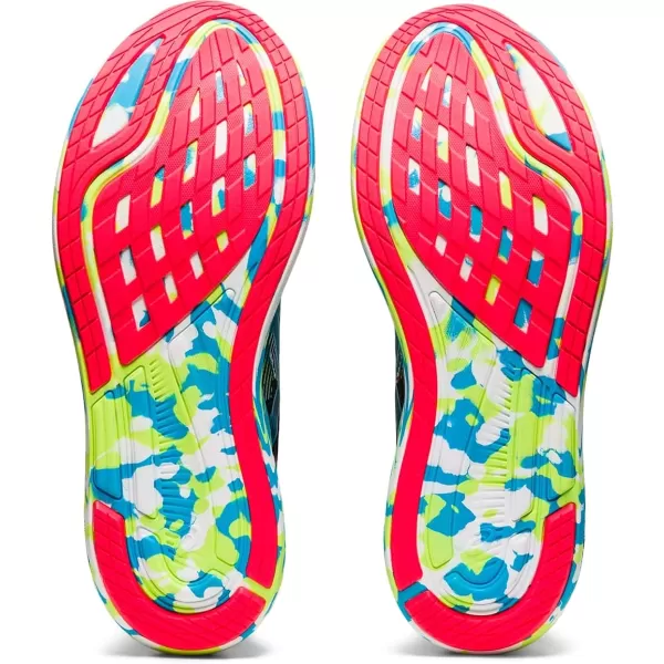 imageASICS Mens Noosa Tri 13 Running ShoesHazard GreenDigital Aqua