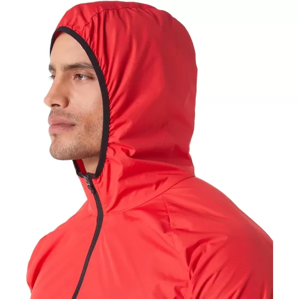 imageASICS Mens Packable Jacket Running ApparelElectric RedBlack