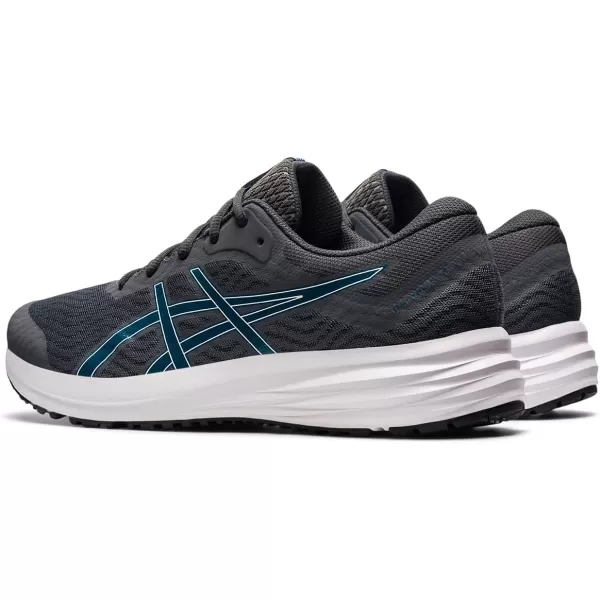 imageASICS Mens Patriot 12 Running ShoesCarrier GreyDeep Sea Teal