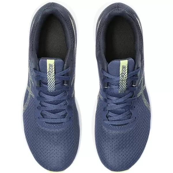 imageASICS Mens Patriot 13 Running ShoesDeep OceanGlow Yellow