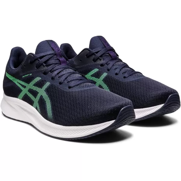 imageASICS Mens Patriot 13 Running ShoesMidnightNew Leaf